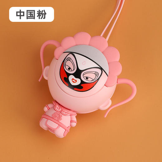 【解放双手！国潮脸谱小风扇】夏日炎炎，卡通国潮脸谱小风扇，手持便携无叶挂脖，USB充电式，方便舒适。不必张扇，不必拍扇，从此方可清凉。 商品图5