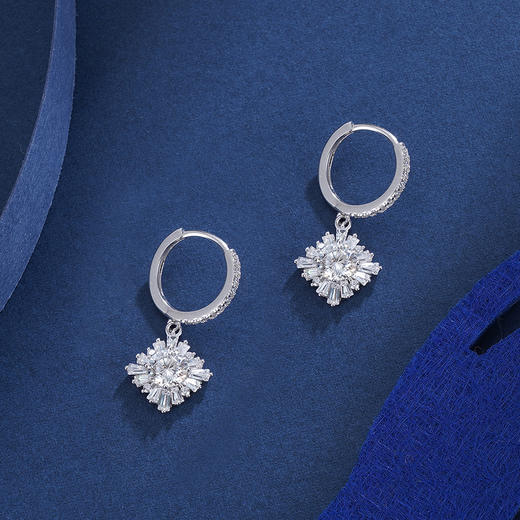 子佩集S925银【窗扉】耳环【EL020246】扣环耳圈2307 商品图1