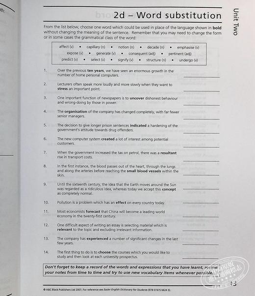 【中商原版】Check Your Vocabulary for Academic English 检查你的学术英语词汇 Bloomsbury 英文原版 英语词汇学习 商品图7