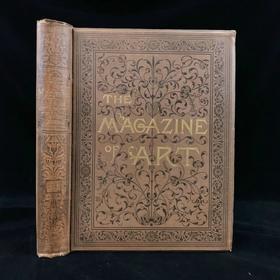 1885年 艺术杂志 数百幅插图 漆布精装大16开