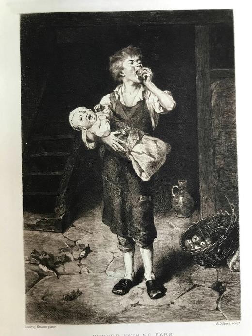 1891年 艺术杂志 数百幅插图 漆布精装大16开 商品图14