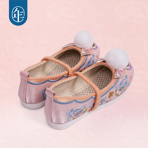 年衣原创中国风汉服唐装百搭复古女鞋女童好运兔佑绣花鞋小布鞋 商品图4