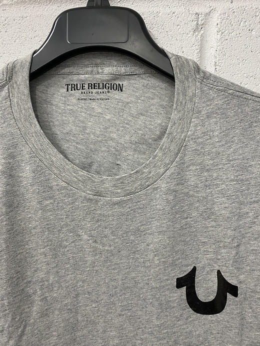 TRUE RELIGION/真实信仰 男士圆领纯棉短袖T恤 商品图3