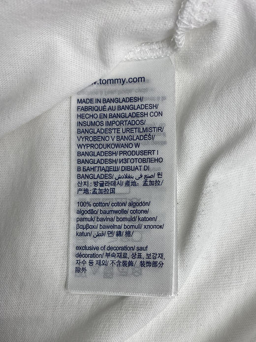 Tommy Hilfiger/汤米 Jeans系列 男士纯棉休闲印花圆领短袖T恤 商品图3