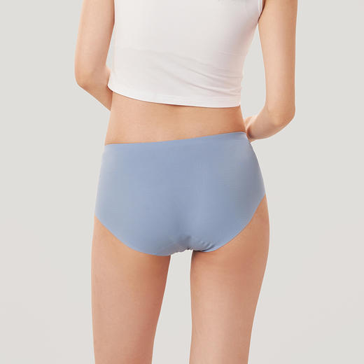 都市丽人健康系列随意裁零感无痕平角女士内裤新年本命年红品低腰平角裤LK35J7 商品图3