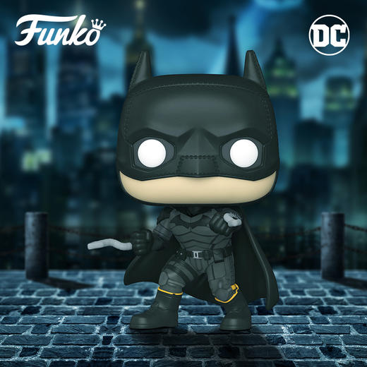 Funko POP! Movies The Batman 电影 DC英雄 戴爪钩的蝙蝠侠公仔手办摆件 59278 商品图1