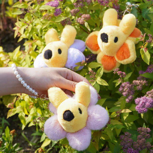 花花团毛绒钥匙链挂饰 商品图7