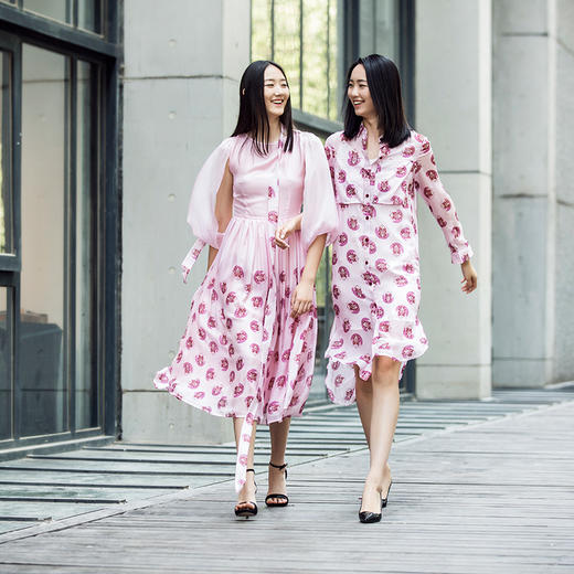 仰韶•半坡鱼 真丝衬衫裙&连衣裙 面料柔软 自然贴合 商品图5