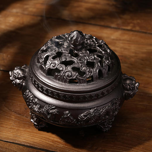 【夏犹清/冷青松盘香】线香藏香天然檀香家用熏香佛香室内持久香薰净化空气清新卧室 商品图3