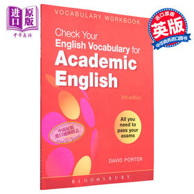 【中商原版】Check Your Vocabulary for Academic English 检查你的学术英语词汇 Bloomsbury 英文原版 英语词汇学习