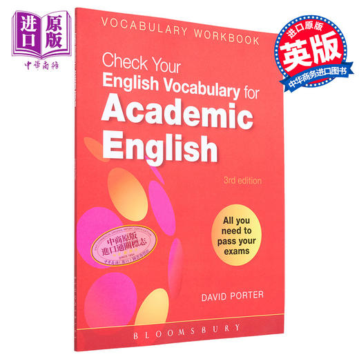 【中商原版】Check Your Vocabulary for Academic English 检查你的学术英语词汇 Bloomsbury 英文原版 英语词汇学习 商品图0