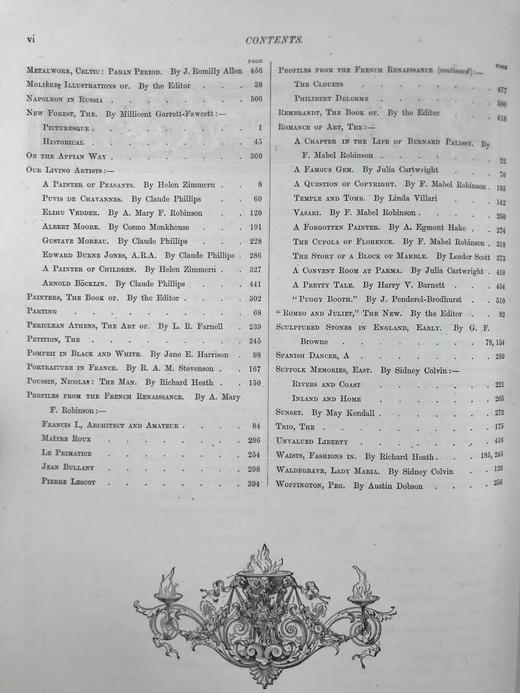 1885年 艺术杂志 数百幅插图 漆布精装大16开 商品图4