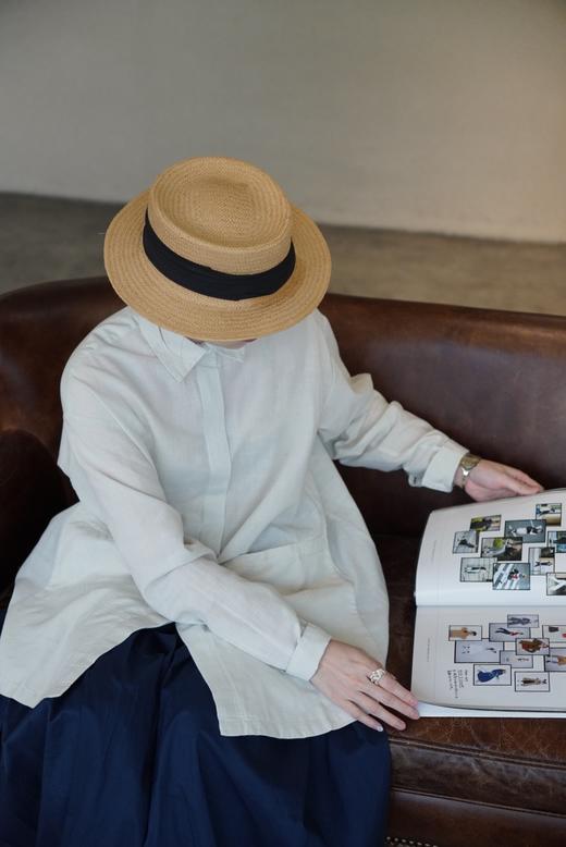 KHADI&CO 大口袋长款宽松衬衫 商品图0