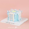 蓝粉|芭蕾风少女蝴蝶结蛋糕 （C类）【4467】 商品缩略图0