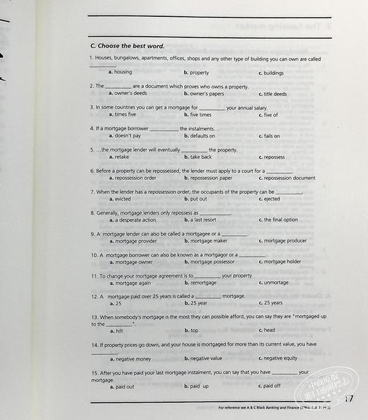 预售 【中商原版】Check Your English Vocabulary for Banking & Finance 检查您的银行和金融英语词汇 英文原版 英语词汇学习 商品图7