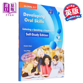 【中商原版】DEVELOPING ORAL SKILLS LEVEL B1 - SELF-STUDY 口语能力发展B1水平-自学版（学生用书，带音频二维码和答案）