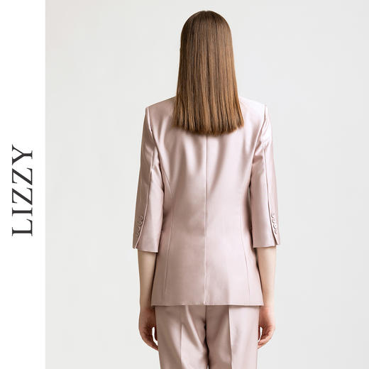 LIZZY 早秋  知性气质老钱风通勤西装外套+时尚简约百搭小脚裤7855 商品图3