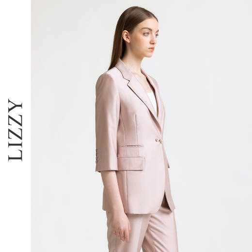 LIZZY 早秋  知性气质老钱风通勤西装外套+时尚简约百搭小脚裤7855 商品图2