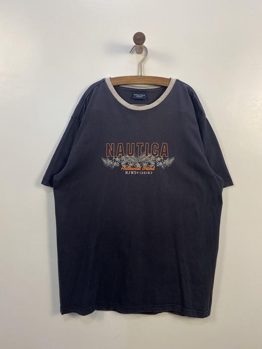 90年代 Vintage NAUTICA 加拿大制 短袖T恤 _SST(L) 商品图1