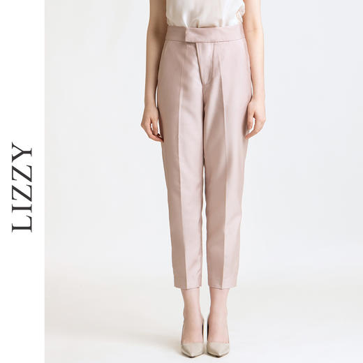 LIZZY 早秋 商务简约老钱风气质通勤西装外套+高腰百搭小脚裤7855 商品图0