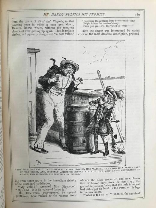 约19世纪后期 狄更斯《博兹札记》 34幅插图 漆布精装16开 商品图6