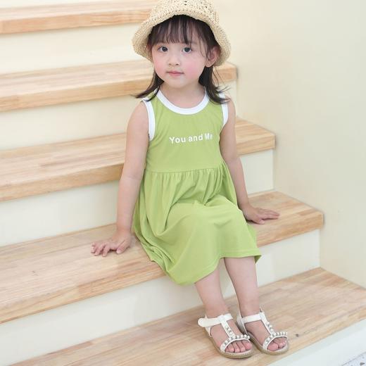 【39.9两件   2023夏季新款女童连衣裙】儿童冰丝裙子背心裙，休闲百搭。适合各种场景穿着，让女童成为亮眼的小公主！sh 商品图2