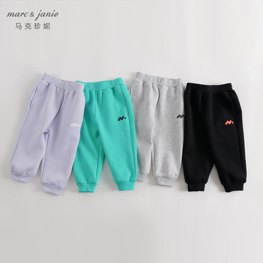 【3D空气棉】马克珍妮秋装新款 男女童宽松裤子束脚运动裤231299 商品图0