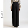 LIZZY 早秋 简约时尚弹力腰阔腿裤高腰直筒醋酸百搭直筒长裤7828 商品缩略图3