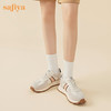 Safiya/索菲娅2023年秋季新品新潮复古小蛮腰拼色厚底运动小白鞋阿甘鞋休闲鞋SF33112108 商品缩略图4