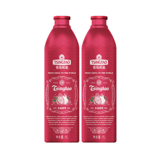 青岛啤酒1903时光精酿工坊12度西柚酸啤1L*2铝瓶 商品图4