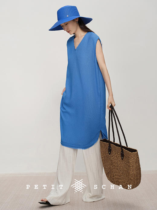 PETIT SCHAN小闪 BAG#006 Village Story 小城故事 纯手工双色纸草编织通勤度假拉链手提单肩包 商品图7