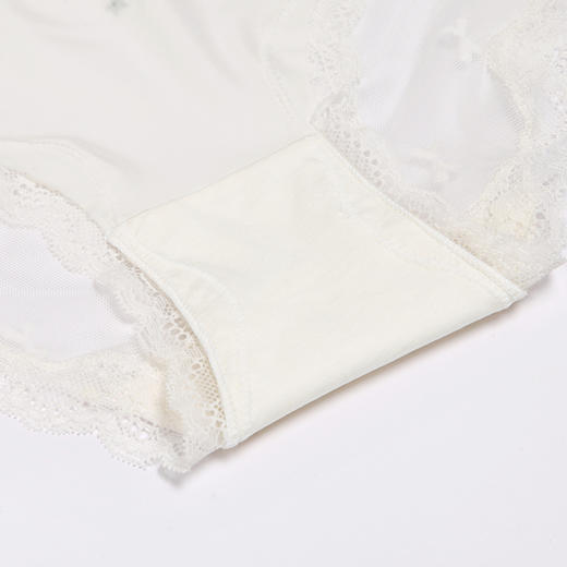 都市丽人时尚系列纯色蕾丝网布三角女士内裤新年本命年红品低腰三角裤LK331G 商品图6