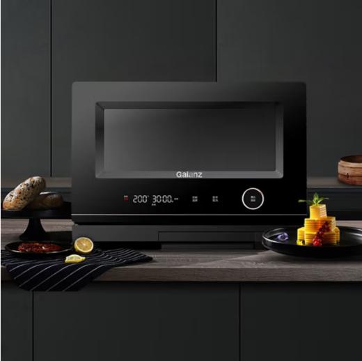 格兰仕 微波炉 D90Q20ESXLV-RT(W0) 微蒸烤箱一体机家用微波炉变频不锈钢光波炉蒸箱烤箱一体机智能平板式 900W速热家用20升 商品图4