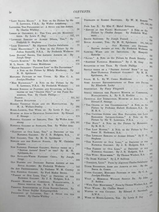 1890年 艺术杂志 数百幅插图 漆布精装大16开 商品图4