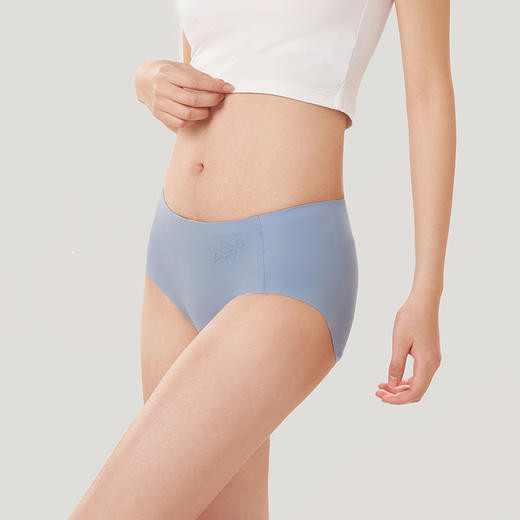 都市丽人健康系列随意裁零感无痕平角女士内裤新年本命年红品低腰平角裤LK35J7 商品图2