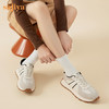 Safiya/索菲娅2023年秋季新品新潮复古小蛮腰拼色厚底运动小白鞋阿甘鞋休闲鞋SF33112108 商品缩略图6