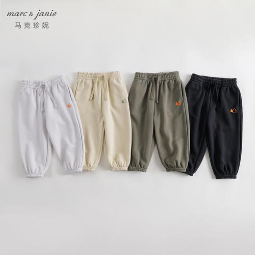 【户外风】马克珍妮秋装男女童宽松运动裤231255 商品图0