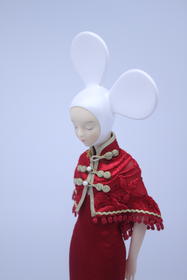 荒歌《旗袍-红色修缮》然女孩