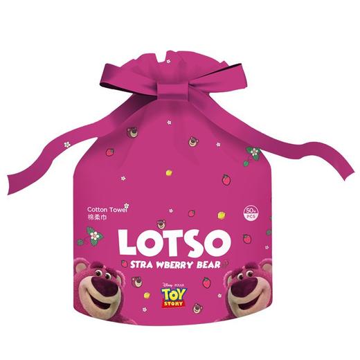 迪士尼草莓熊一次性纯棉洗脸巾，婴儿级绵柔巾，密度加厚，美容院级洁面巾，柔软亲肤，给肌肤温柔呵护，适用于各种场合！ 商品图5