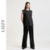 LIZZY 早秋 时尚简约气质知性宽松优雅经典百搭马甲上衣+直筒长裤7851 商品缩略图2