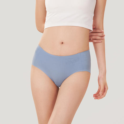 都市丽人健康系列随意裁零感无痕平角女士内裤新年本命年红品低腰平角裤LK35J7 商品图1