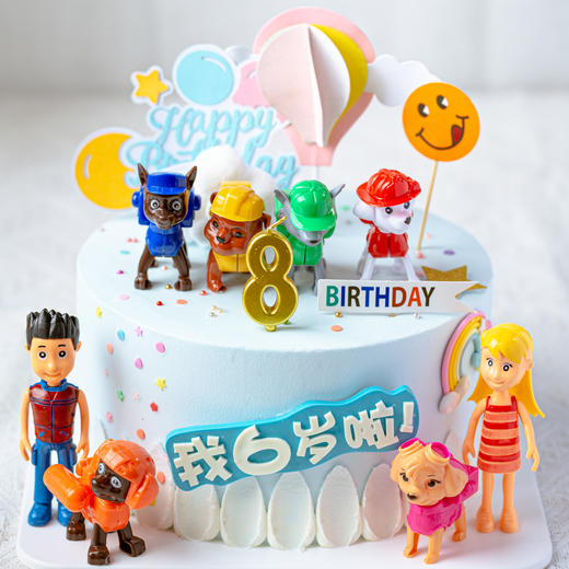 生日蛋糕 汪汪队大集合 商品图0