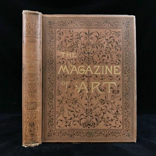 1890年 艺术杂志 数百幅插图 漆布精装大16开 商品图0