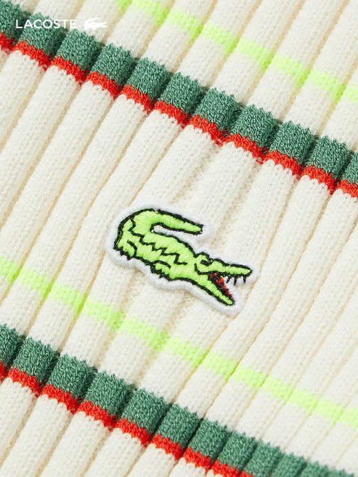 【海南专供价】Lacoste法国鳄鱼女装新款时尚条纹短袖连衣裙EF9063-10 商品图3