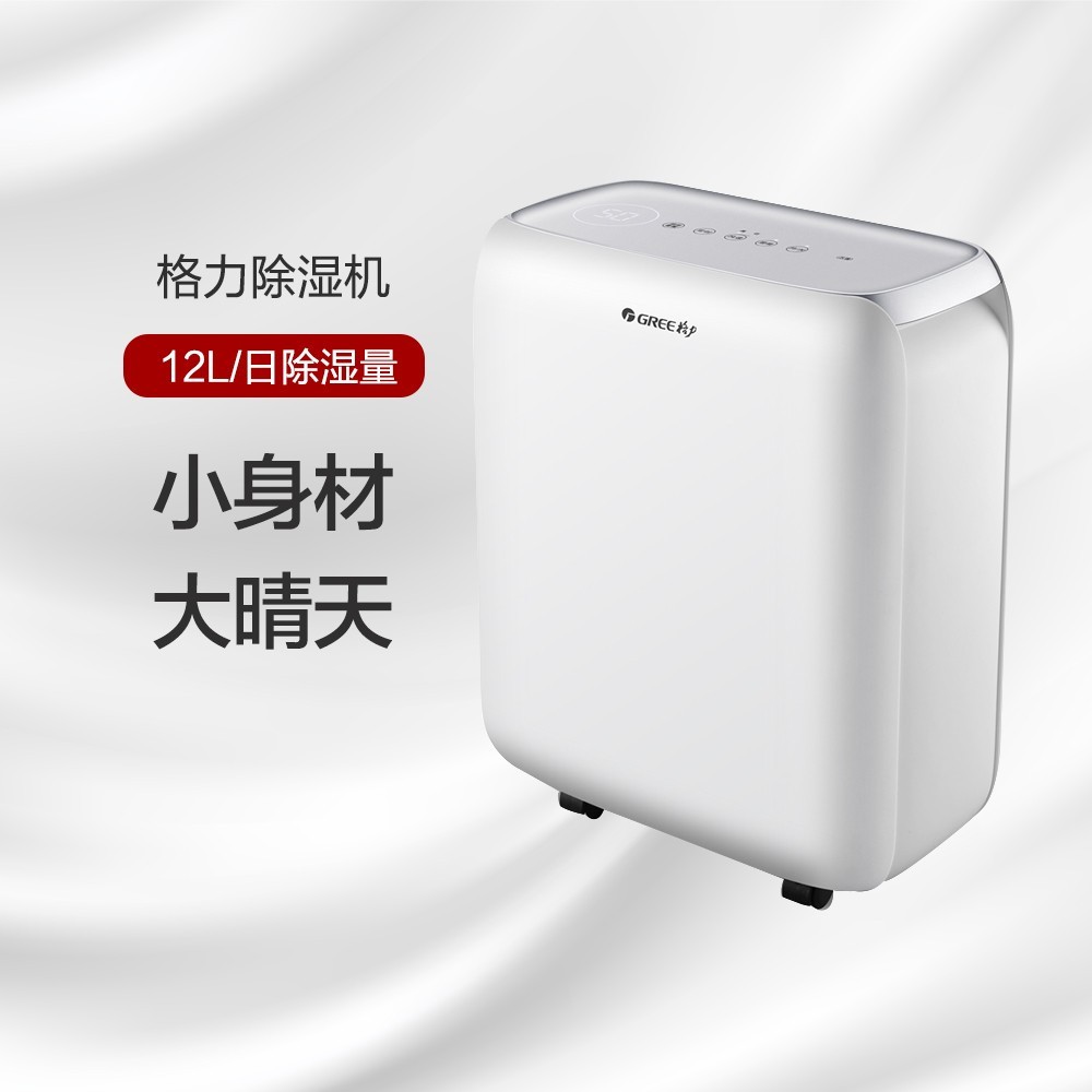 格力除湿机 12L/日除湿量 小身材 大晴天 DH12EN