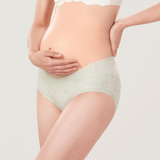 都市丽人快乐妈咪内裤功能系列适合孕早期孕中期棉质孕妇裤低腰三角女士内裤LK37A5 商品图1