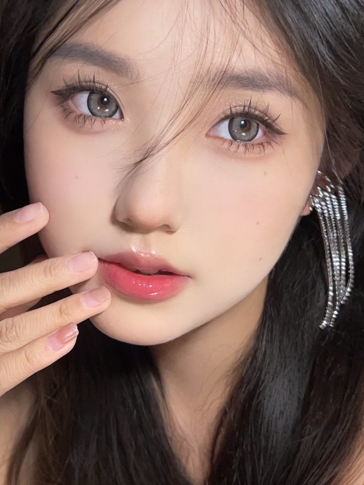 SUGARPLUM糖豆美瞳 年抛隐形眼镜 黑木果 14.5mm 1副/2片 左右度数可不同-VVCON美瞳网16