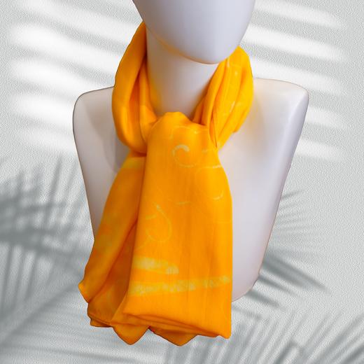 青云染云朵蜡染长巾 商品图1