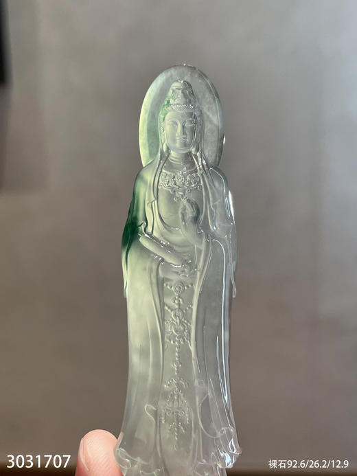 3031707，飘花观音裸石。具体价格微信咨询 商品图6