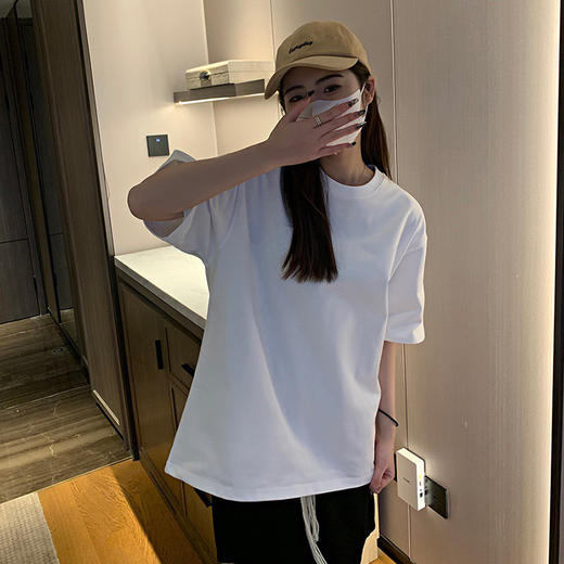 巴黎世家 后背烫钻T恤 商品图2